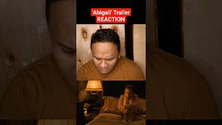 Abigail Trailer REACTION Part 1 Abigail HorrorMovie [upl. by Ezeerb]