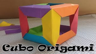 Cubo origami Cubo Modular [upl. by Rizzi]