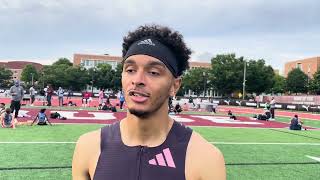 Terrance Laird Feeling Confident After 200m Dash Win in 2030 in Atlanta [upl. by Cini]