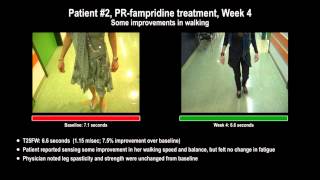 Assessing the clinical benefit of PRfampridine  Supplementary video patient 2 42957 [upl. by Araec]