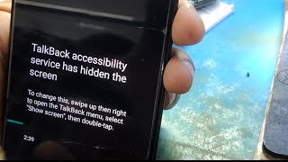 TalkBack accessibility service has hidden the screen has dimmed the screen android realmeoppo [upl. by Dee]