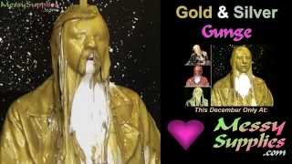 Messy Supplies Vivid Enhancement Colouring VEC Metallic Gold Gunge amp Slime Effects [upl. by Eey]