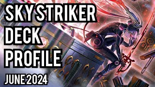 BEST Sky Striker Deck Profile JUNE 2024 [upl. by Ardisi]