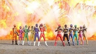 ToQger Vs Kyoryuger Henshin amp Roll Call [upl. by Arral899]