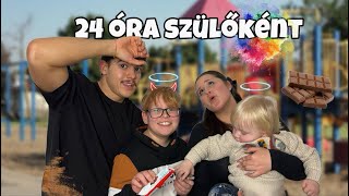 24 ÓRÁRA SZÜLŐK LETTÜNK  ELTŰNTEK 👶🏻 [upl. by Ainerbas525]