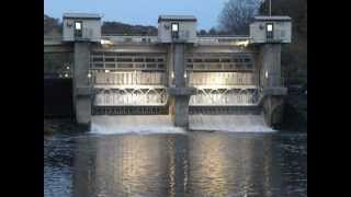 Pompton Lakes Dam floodgates opened for Hurricane Sandy [upl. by Ak]