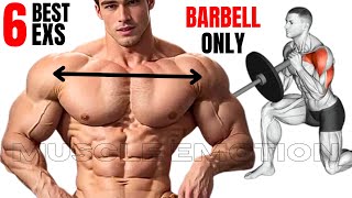 The 6 Best Barbell Shoulder Exercises  Widen Shoulders and Bigger Shoulders [upl. by Clova]