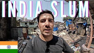 INSIDE THE BIGGEST SLUM IN INDIA 🇮🇳 It’s intense Dharavi Mumbai [upl. by Marjory]