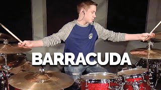 BARRACUDA  HEART Drum Cover age 12 [upl. by Boiney]