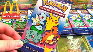 Ouverture de 10 boosters Pokémon Mcdonalds 2021 [upl. by Richey]