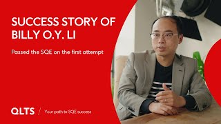 SQE Success Story of Billy O Y Li – QLTS Schools Former Candidate [upl. by Aset]