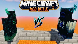 Sculk Golem vs Every Mob in Minecraft Battle  Sculk Golem vs Warden [upl. by Ipoillak]