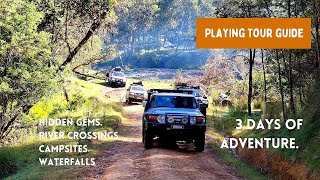 4WD Touring The Victorian High Country  4 Toyotas Touring  FJ Cruiser [upl. by Nuahs]