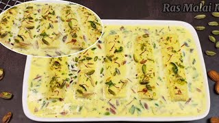 Bread Malai Dessert Recipe  RasMalai Rolls By Samars Kitchen [upl. by Rubliw]