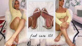 How To NOT Have Crusty FEET Foot care 101 Must SEE for Summer [upl. by Anwahsit]