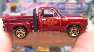 1978 Dodge Lil Red Express Truck 2024 Mattel Hot Wheels Toy Pickup Unboxing Review  Valentines Day [upl. by Eliathan]