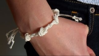 DIY Knot and Braid Rope Bracelet  Cat Fox Designs [upl. by Gen541]