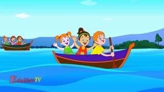 Row Row Row Your Boat with Lyrics  LIV Kids Nursery Rhymes and Songs  HD [upl. by Lalitta83]