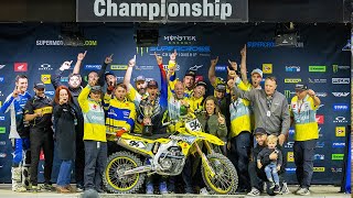 Supercross Round 9 450SX Highlights  Indianapolis IN Lucas Oil Stadium Stadium  Mar 11 2023 [upl. by Aztiley]