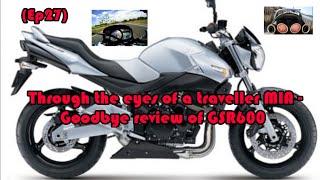 A Goodbye UK micro review of a legendary bike  SuzukiGSR600  SuzukiGSR600review  Bike review [upl. by Ophelie81]