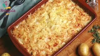 Gratin de pommes de terre au fromage ail amp fine herbe [upl. by Zeuqram]