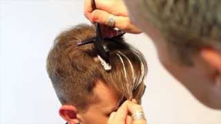 Pompadour haircut How to Modernize a Pompadour Mens Hair Coloring Highlights [upl. by Eppes]