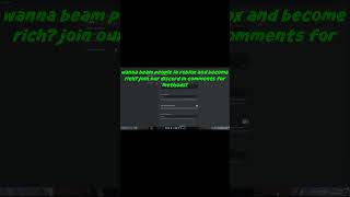 Roblox beaming roblox beaming tutorial roblox beaming roblox discord robloxhacking robloxhack [upl. by Toombs84]