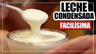 LECHE CONDENSADA en 3 minutos  Súper Fácil [upl. by Sedgewake]