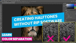 How to Create Halftones in Photoshop for Screen Printing Without Using Rip Software [upl. by Syck]