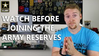 6 Things You NEED To Know BEFORE Joining The Army Reserves [upl. by Ateuqahs]