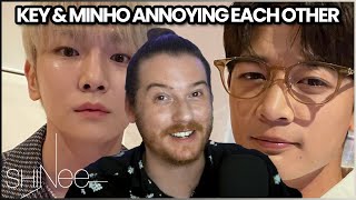 SHINee Key and Minho ANNOYING each other for 15 minutes straight  REACTION [upl. by Hutner]