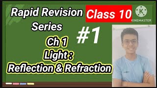 Ch  10 Light  Reflection and Refraction  Rapid Revision  Class 10  Ncert  Physics [upl. by Nathalie]