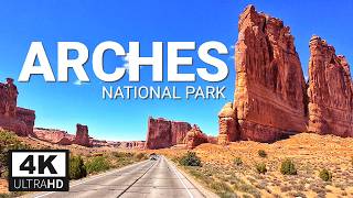 Arches National Park Moab Utah Scenic Drive 2024  4K [upl. by Clyte904]