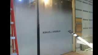 Automatic Sliding Doors  Dado Door  Kennedy Center Russian Lounge [upl. by Aleira524]