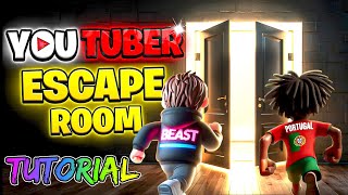 YOUTUBER ESCAPE ROOM🌟 Fortnite All Levels Tutorial 213981116524 [upl. by Glorianna]