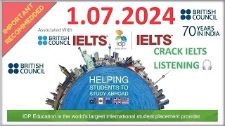 NEW BC IELTS LISTENING PRACTICE TEST 2024 WITH ANSWERS  1072024 [upl. by Allenrad]