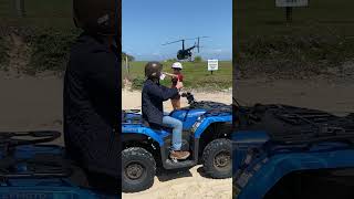 Quad bike tour at Tangalooma Island [upl. by Aicinod]