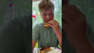 Teriyaki chicken grilled cheese jesus love food cooking ￼ [upl. by Ennahtebazile]