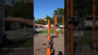 Straddle Front Lever to Pronated Back Lever [upl. by Suravat]