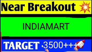 indiamart share latest news today indiamart share analysis indiamart share target [upl. by Suzetta316]