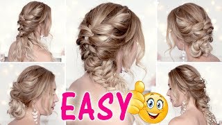 EASY and CUTE HAIRSTYLES for mediumlong hair tutorial ★ Back to school [upl. by Shaper]