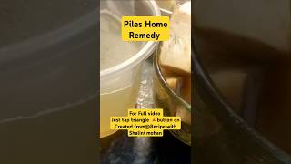 Piles Fistula home remedy drshalini homeremedies [upl. by Farhi20]