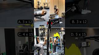 Triceps variations with these 4 movements triceps tricepworkouts freeworkoutplan shorts fyp [upl. by Filipe]