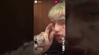 Lil Peeps Last Live On Instagram Where He Takes The Pills He Overdosed On [upl. by Dorrej]