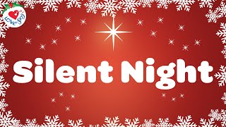 Silent Night with Lyrics 🎄 Christmas Songs and Carols [upl. by Yendic]