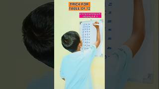 Master the Table of 12 with THIS Trick  math trick  easy math  math hack  quick math [upl. by Amye]