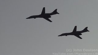 2022 Joint Base Andrews Air Show  B2 amp 2x Ship B1 Flyby [upl. by Aihsena834]