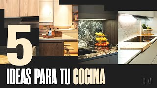 5 ideas de diseño para tu cocina moderna [upl. by Harhay614]