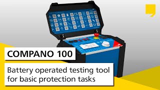 COMPANO 100  Battery operated testing tool for basic protection tasks [upl. by Moclam722]