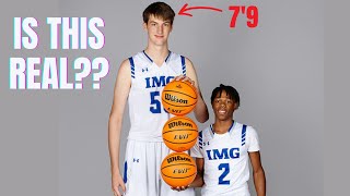 Who is Olivier Rioux The Tallest Basketball Player in the World [upl. by Silbahc902]